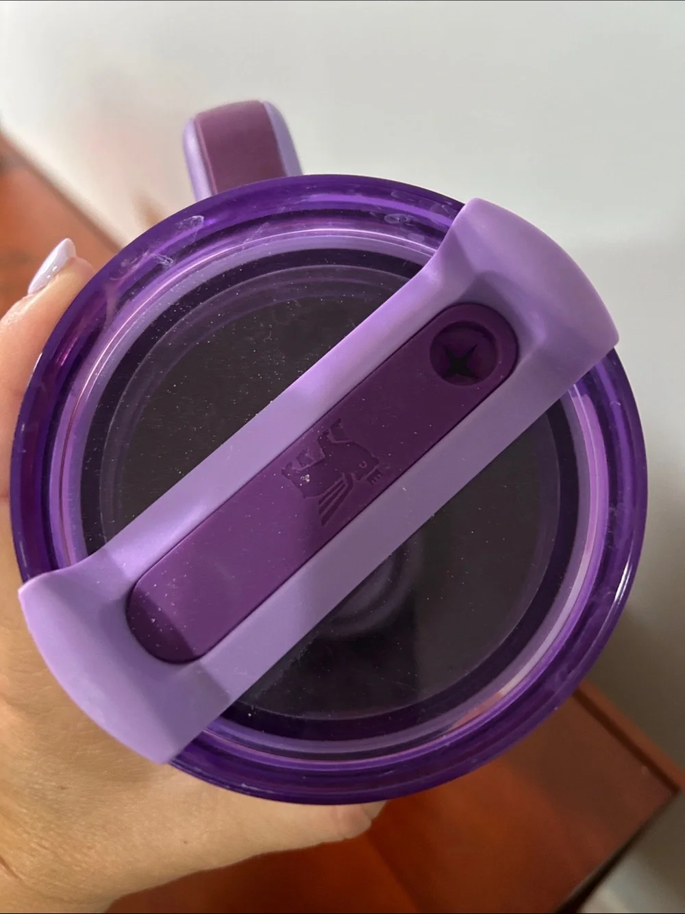 Olivia Rodrigo Stanley Purple Travel Mug with Gold Star Accents - Picture 3 of 5